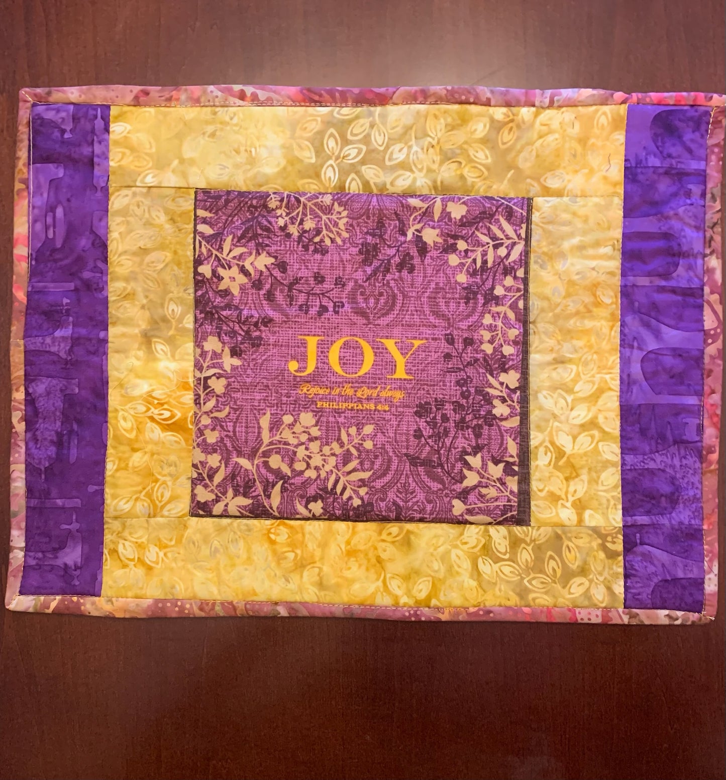 Scrappy Lap Quilt- 39” x 54”