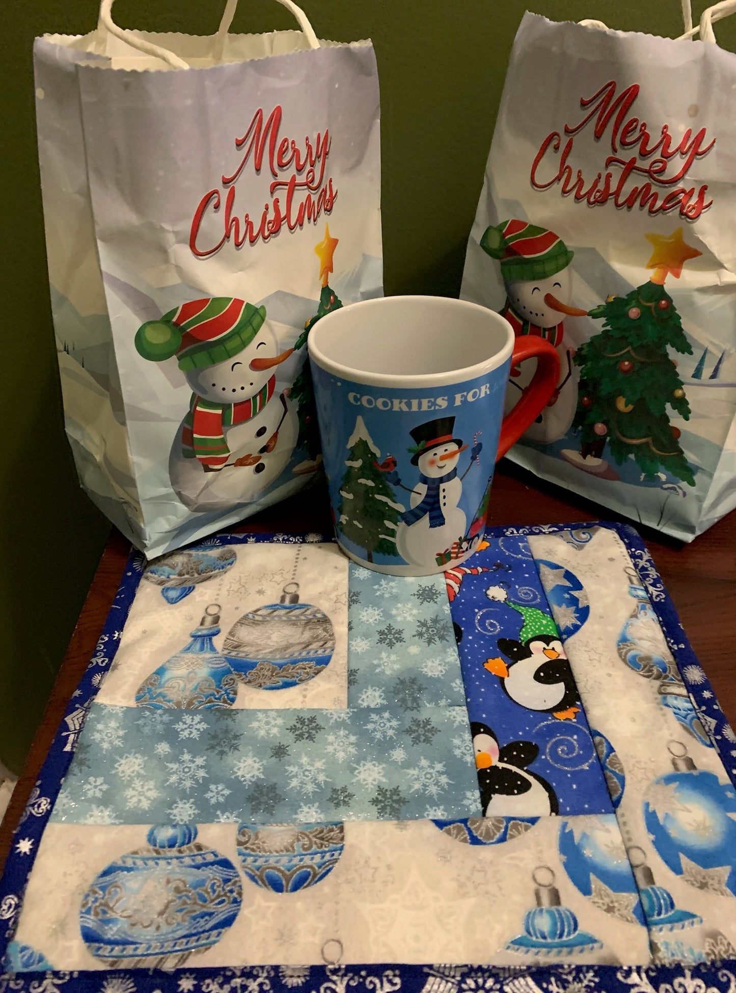 Mug and Quilted Mug Rug (8 1/2” x 101/2”)