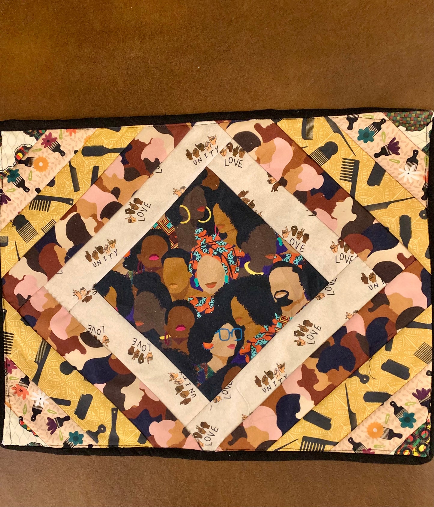 Quilted Placemats (4)- 12” x 18” each