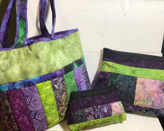 Tote w/Cosmetic Bags - ManifestHer Exclusive