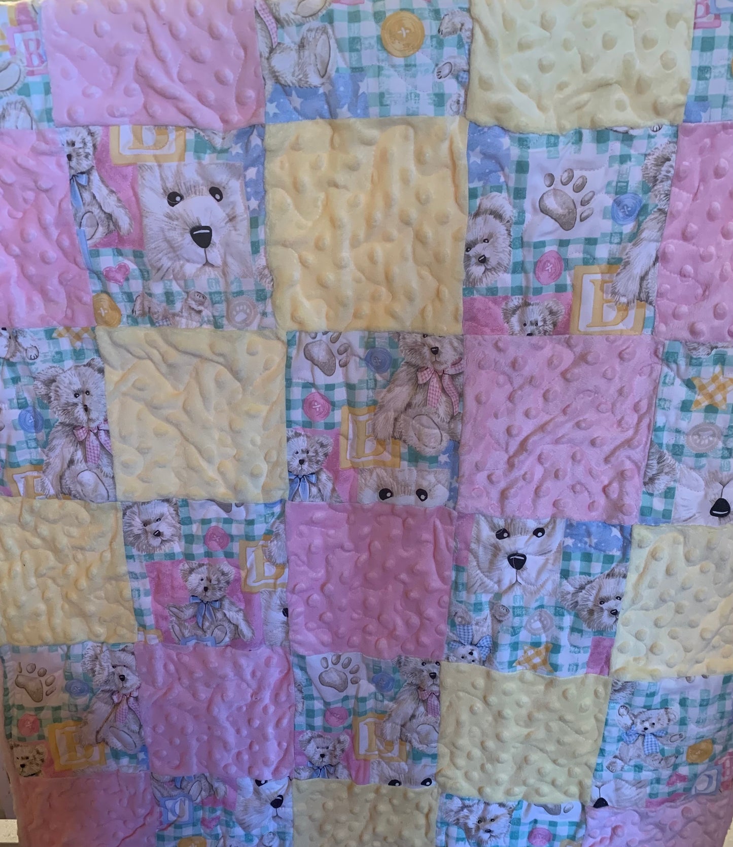 Newborn Receiving Quilt - 28” X 34”