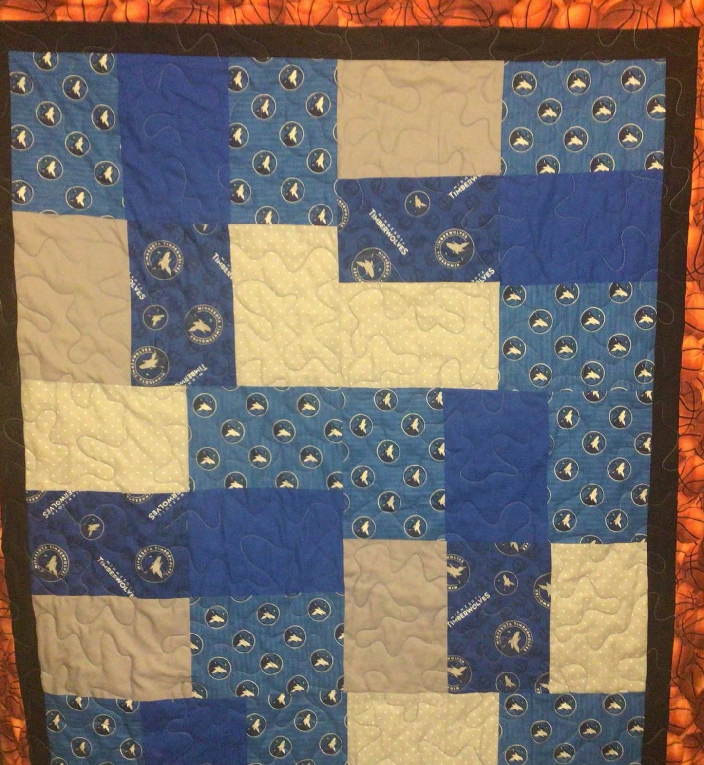 Scrappy Lap Quilt- 39” x 54”