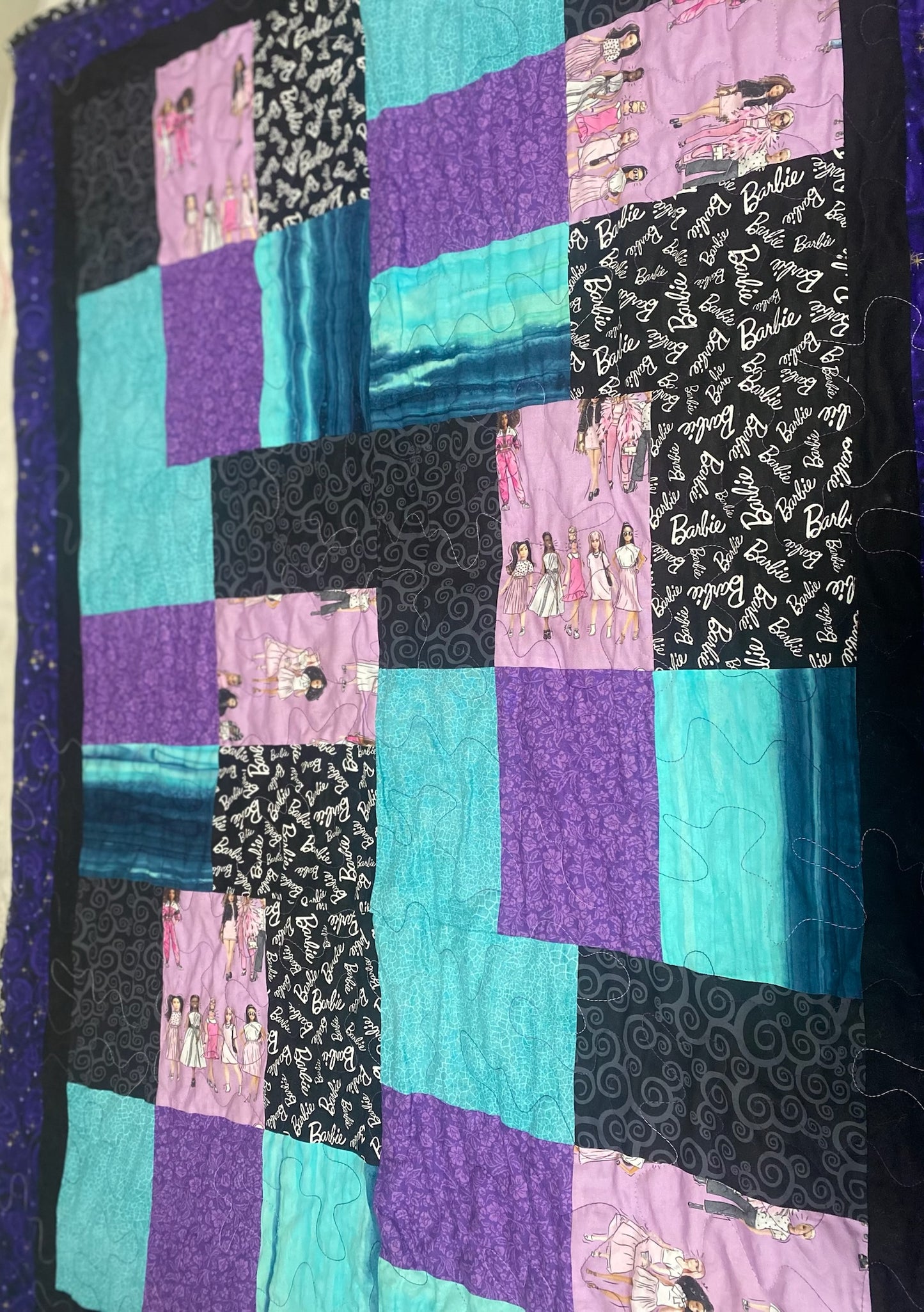 Scrappy Lap Quilt- 39” x 54”