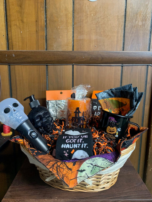 Halloween Gift Basket - Quilted and Novelty Items