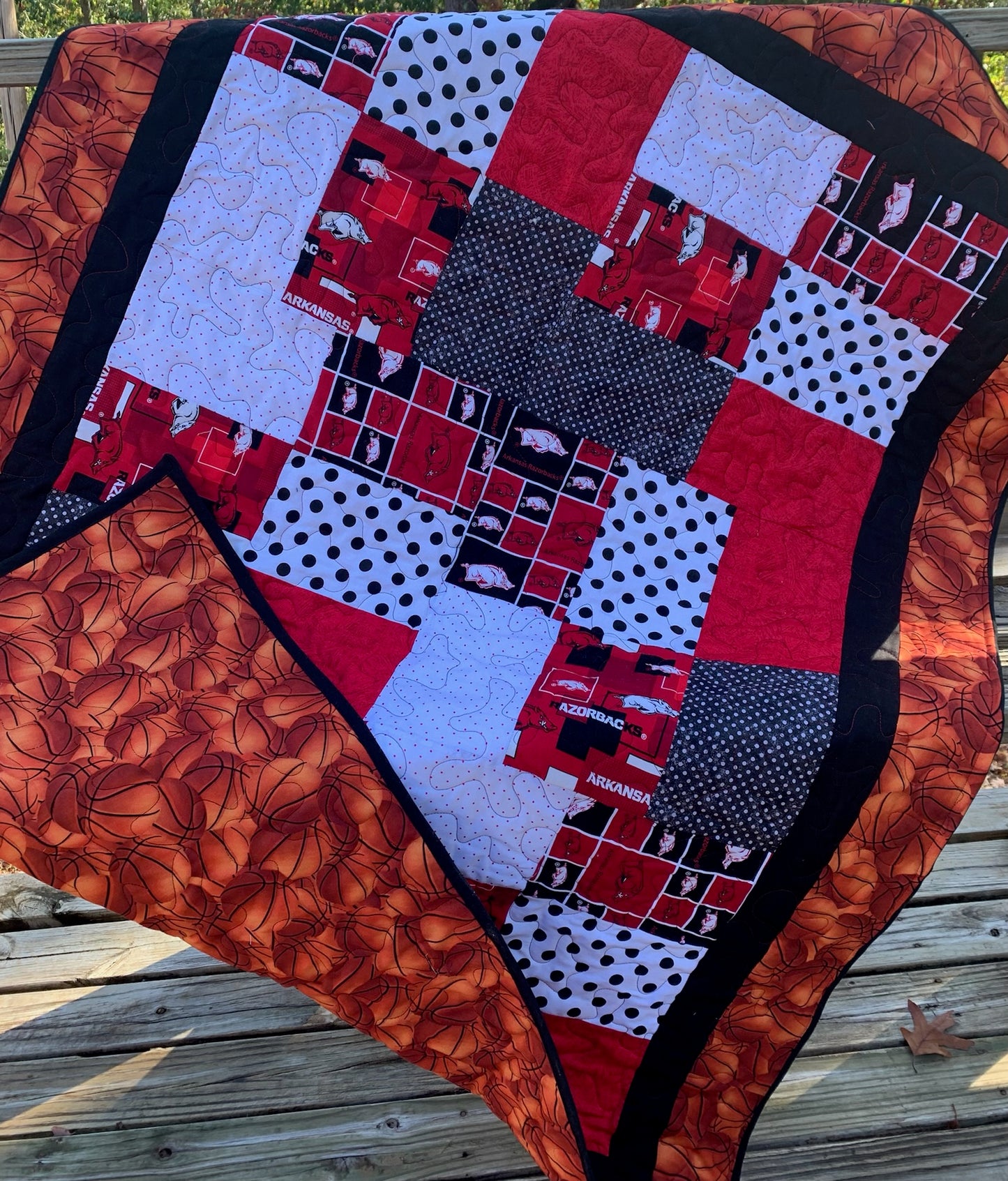 Scrappy Lap Quilt- 39” x 54”