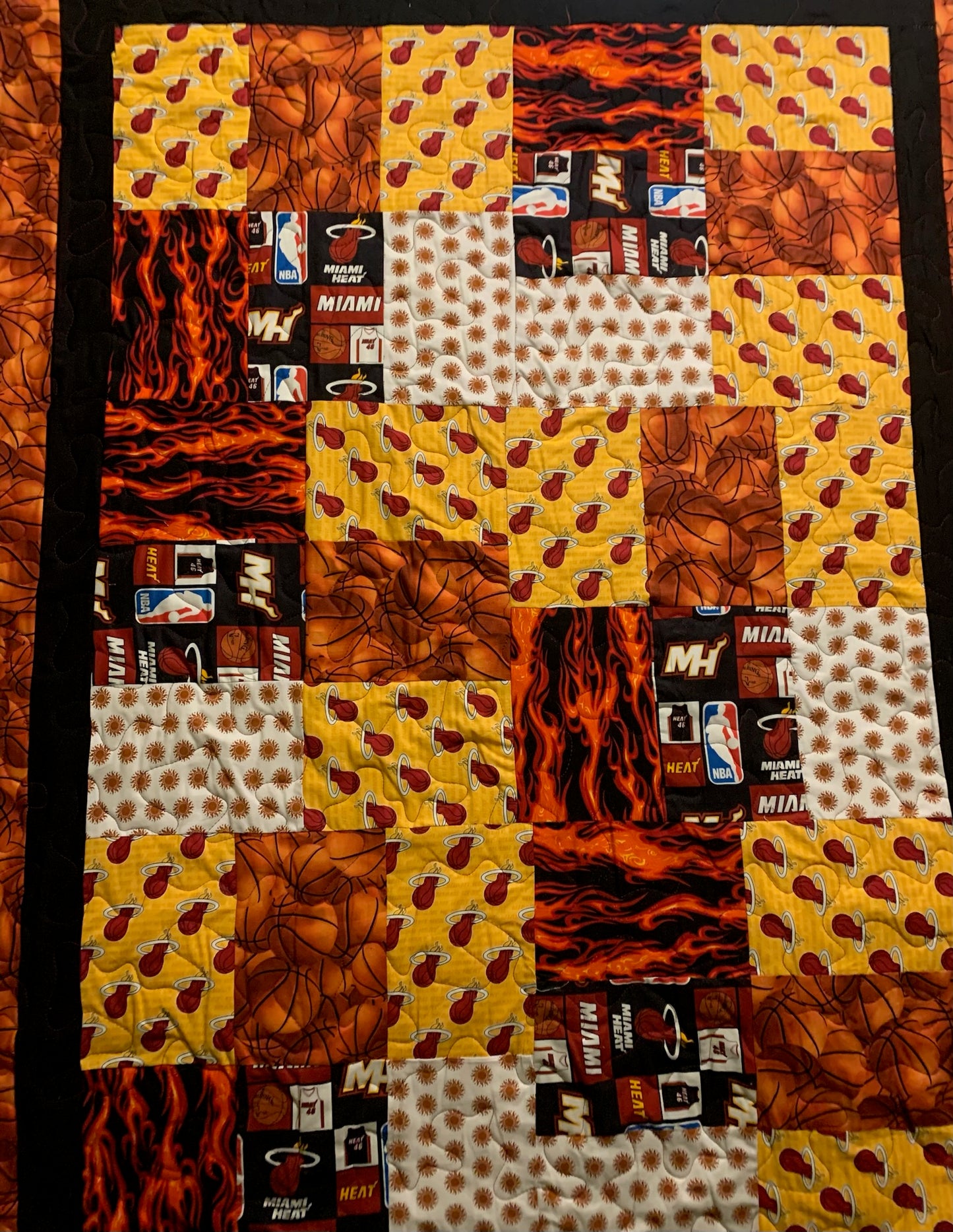 Scrappy Lap Quilt- 39” x 54”