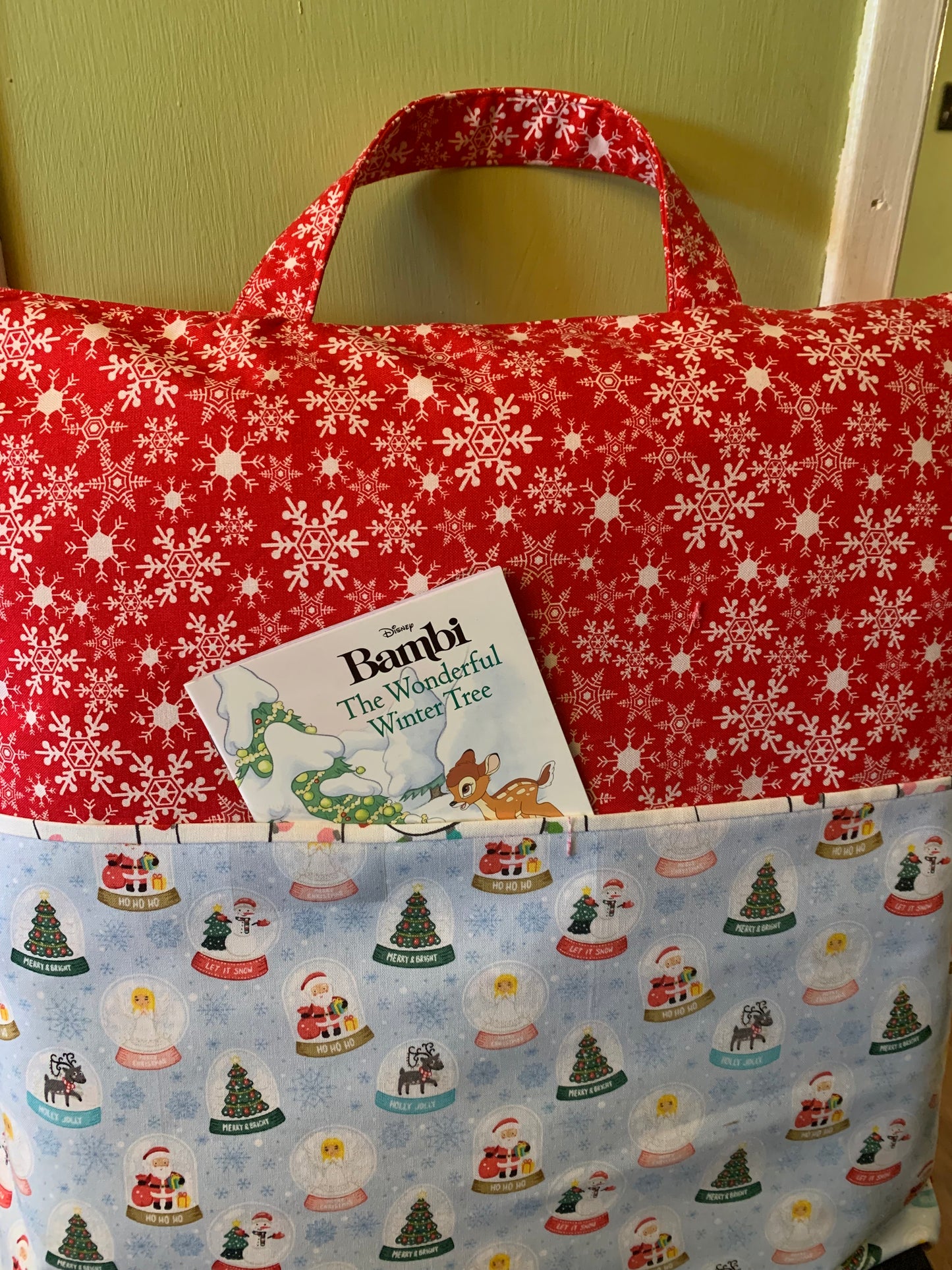 Reading Book Pillow with Pocket (Insert and book(ages6-9) Included)