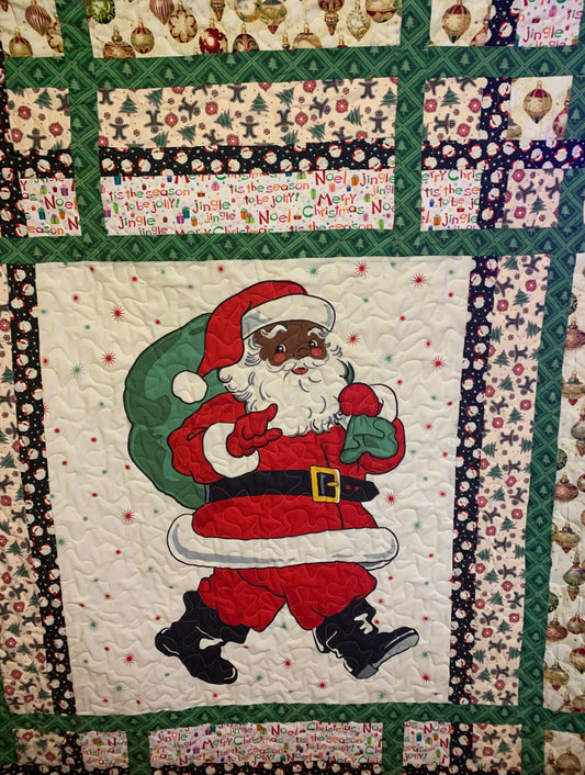 Holly Jolly Santa - 57” x 72”