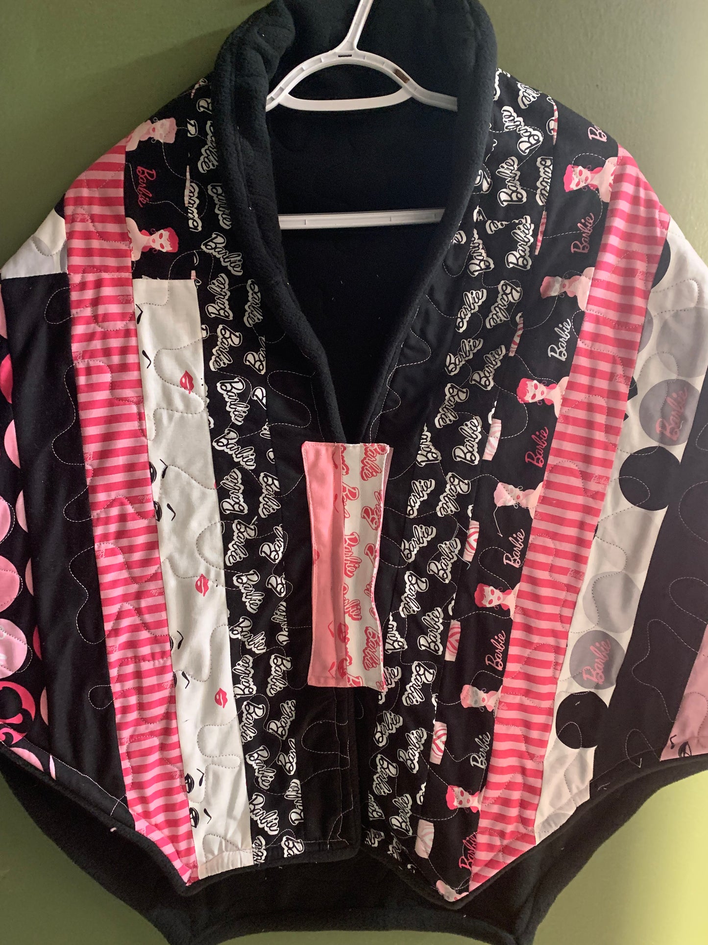 Quilted Shawl - Cotton Fabrics with Fleece Lining