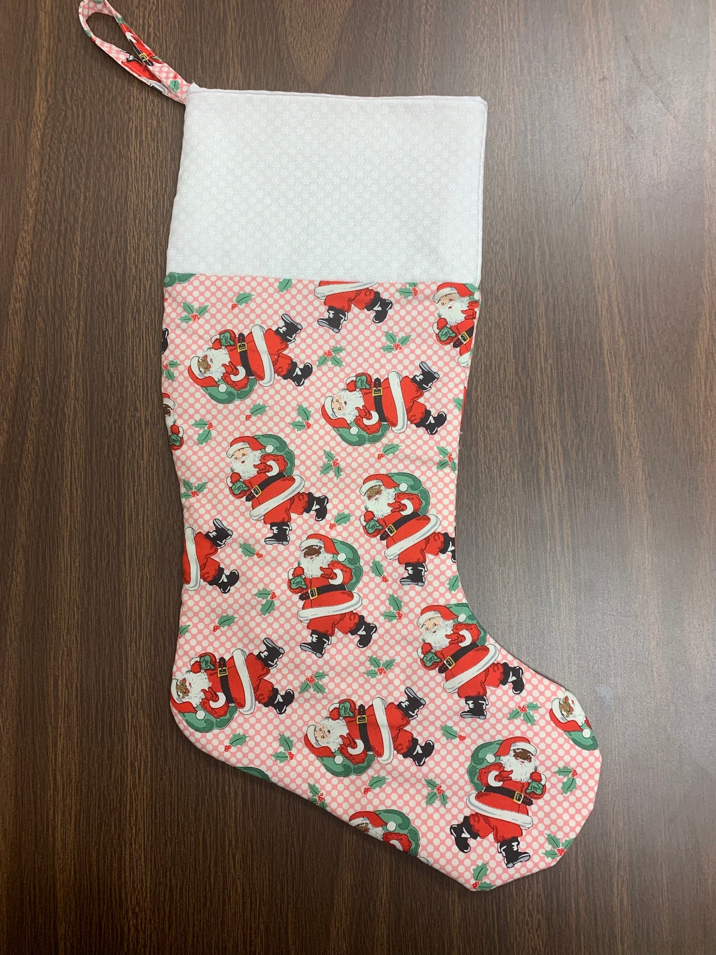 Handcrafted Christmas Stocking - 10 1/2” W X 181/2” H