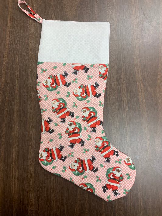 Handcrafted Christmas Stocking - 10 1/2” W X 181/2” H