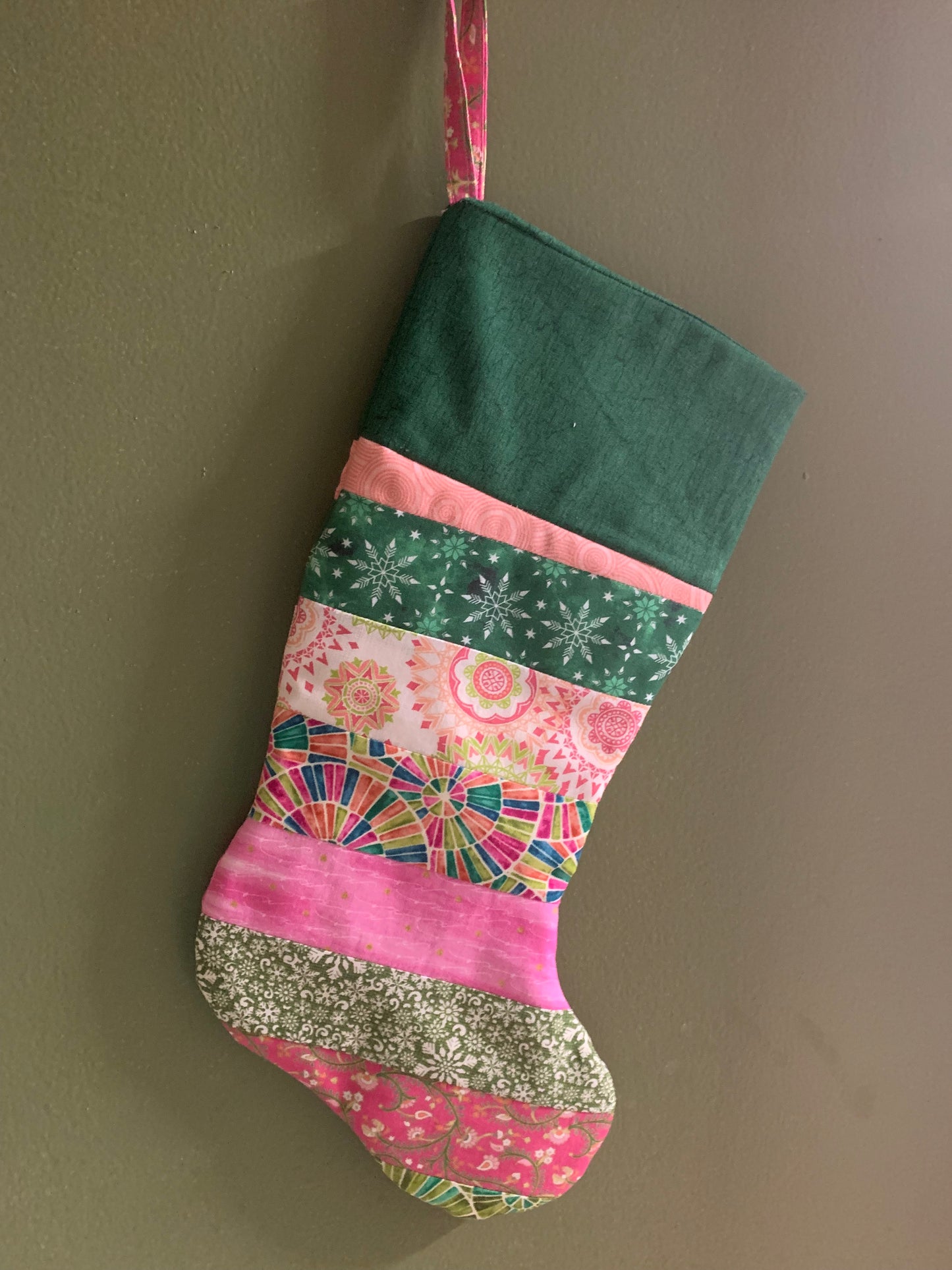 AKA Christmas Stocking - 10 1/2” W X 181/2” H