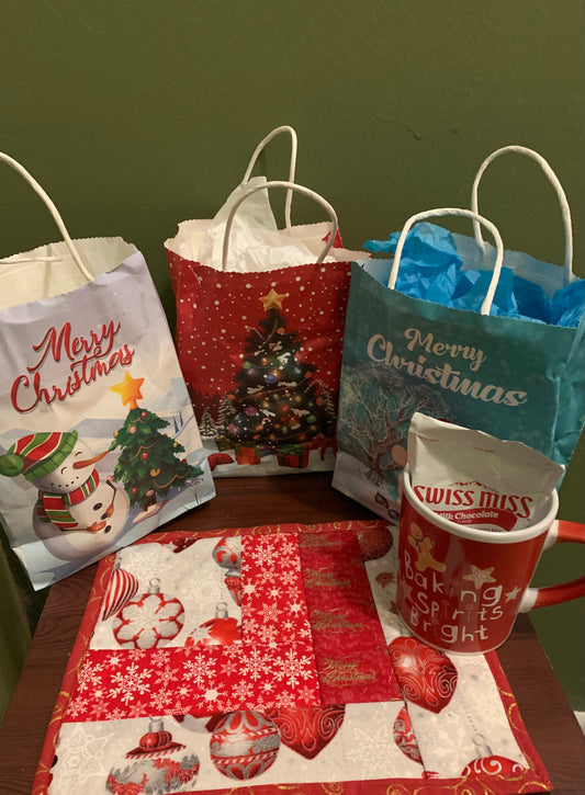 Mug and Quilted Mug Rug (8 1/2” x 101/2”)