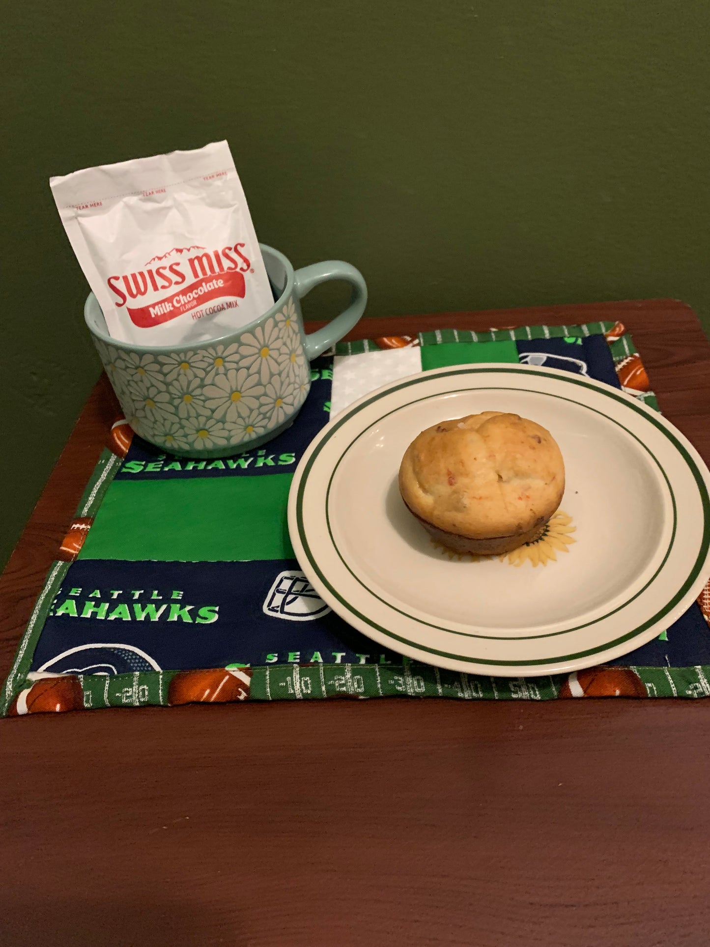 Mug and Quilted Mug Rug (8 1/2” x 101/2”) Super Bowl 2026 Edition