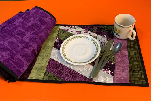 Quilted Placemats (4)- 15”x 18” each