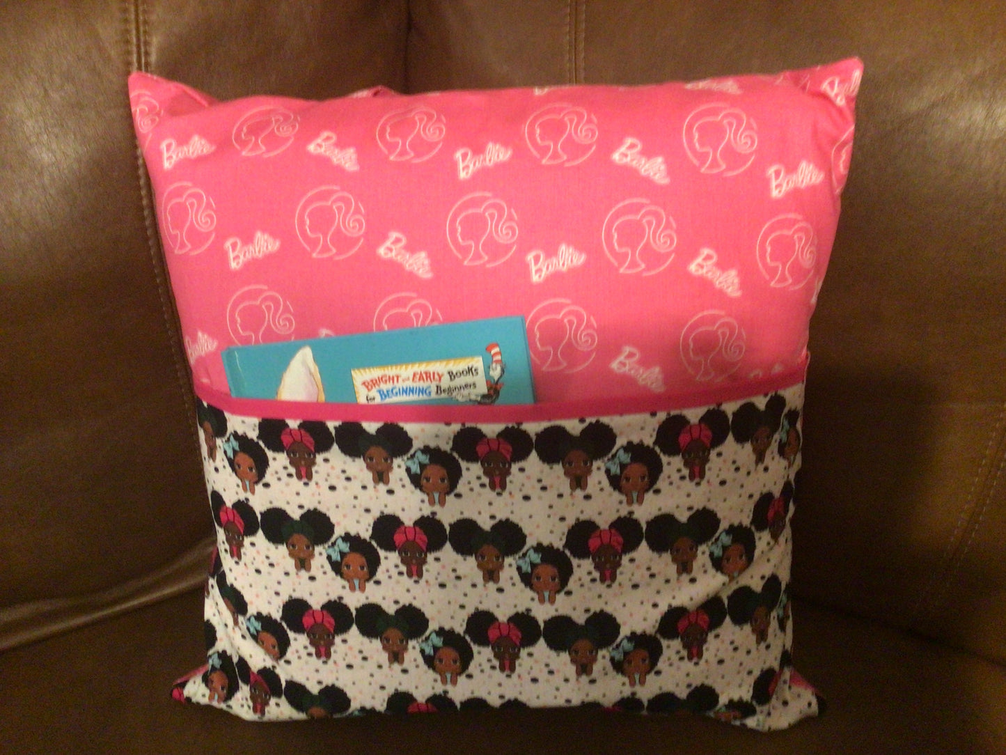 Reading Book Pillow with Pocket (Insert and book Included)**Dr. Seuss Edition**