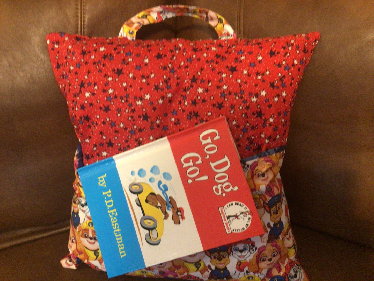 Reading Book Pillow with Pocket (Insert and book Included)**Dr. Seuss Edition**