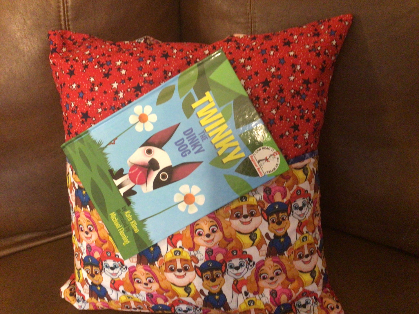 Reading Book Pillow with Pocket (Insert and book Included)**Dr. Seuss Edition**