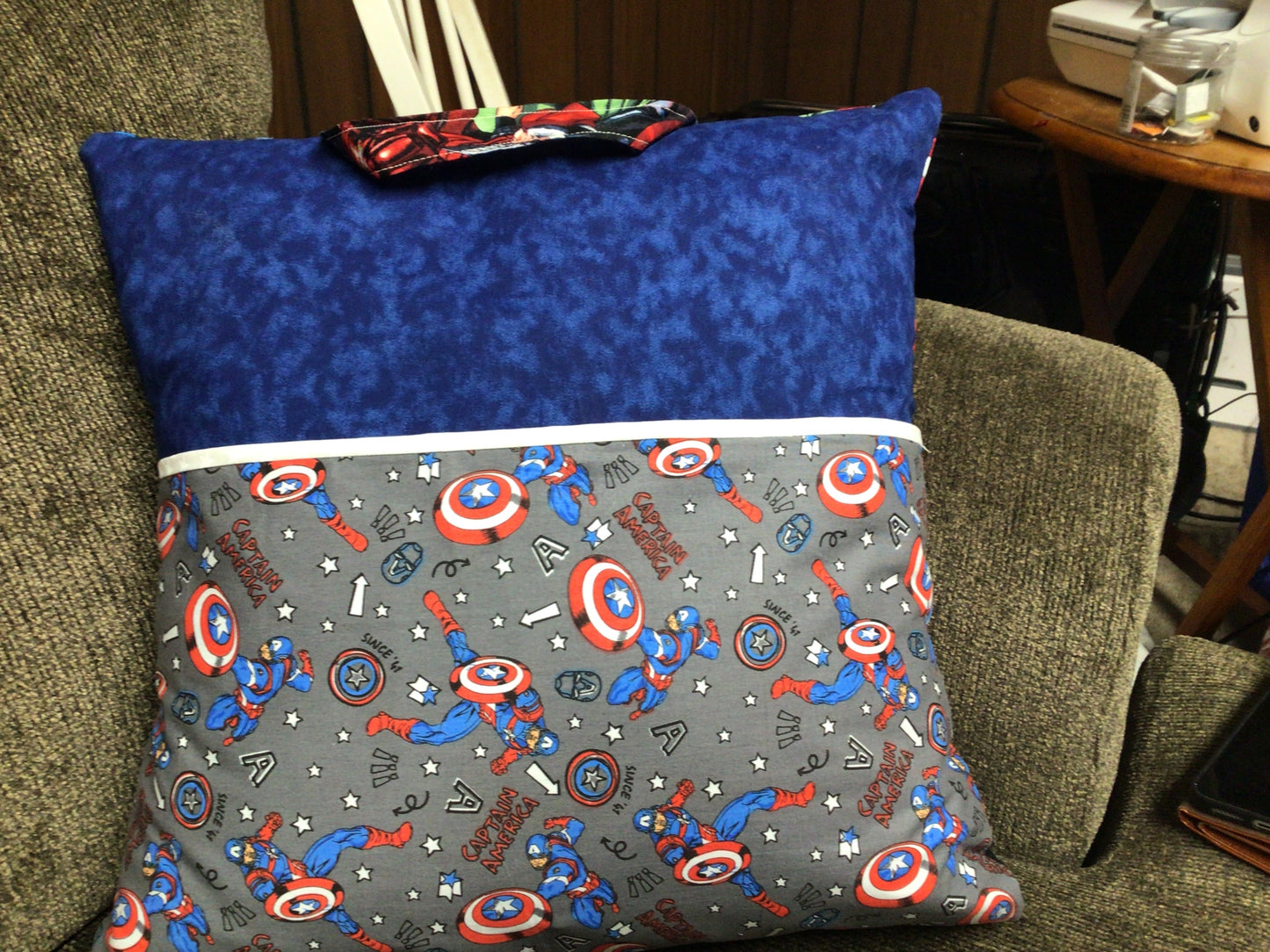 Reading Book Pillow with Pocket (Insert and book(ages6-9) Included)