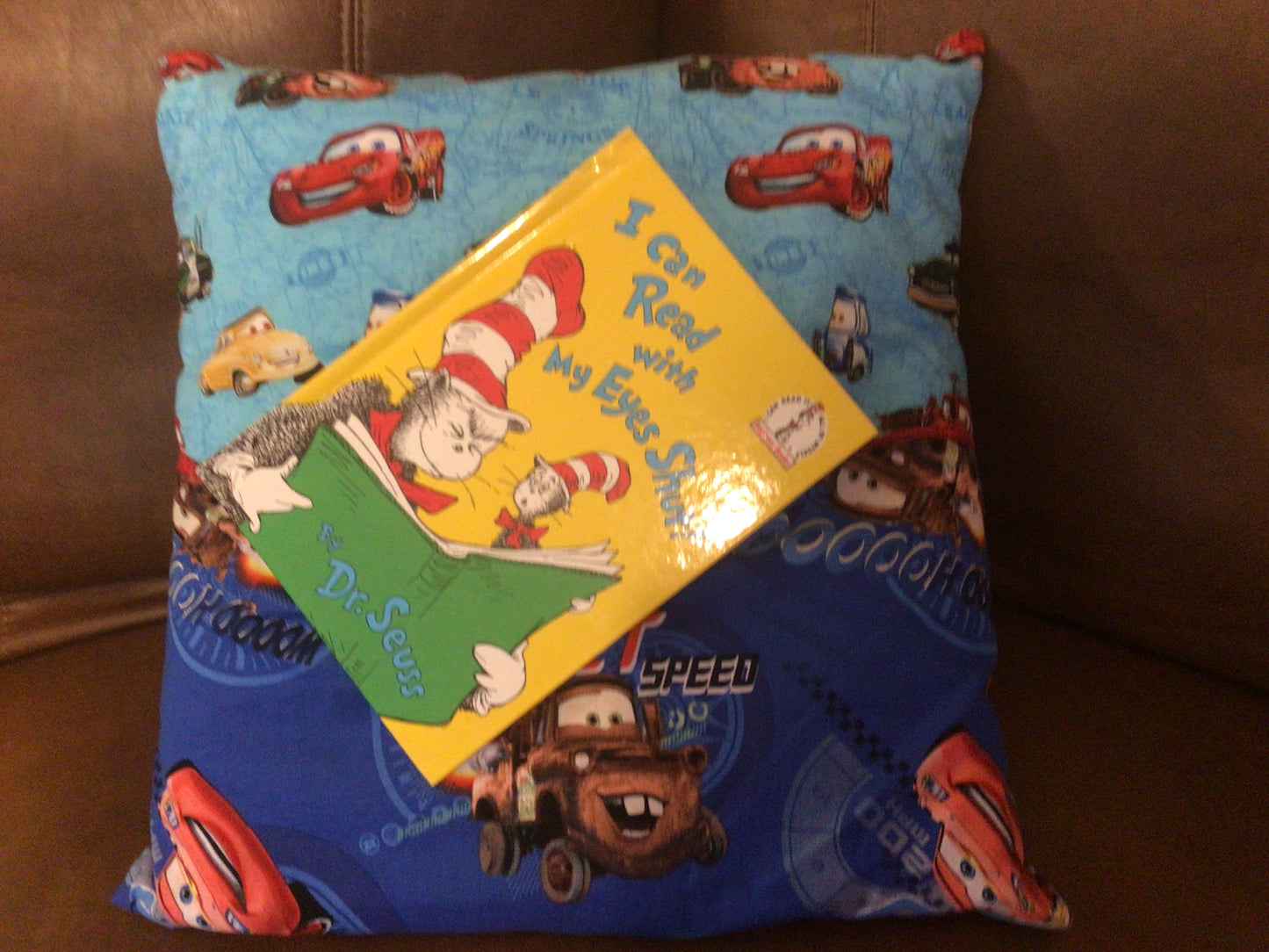 Reading Book Pillow with Pocket (Insert and book Included)**Dr. Seuss Edition**