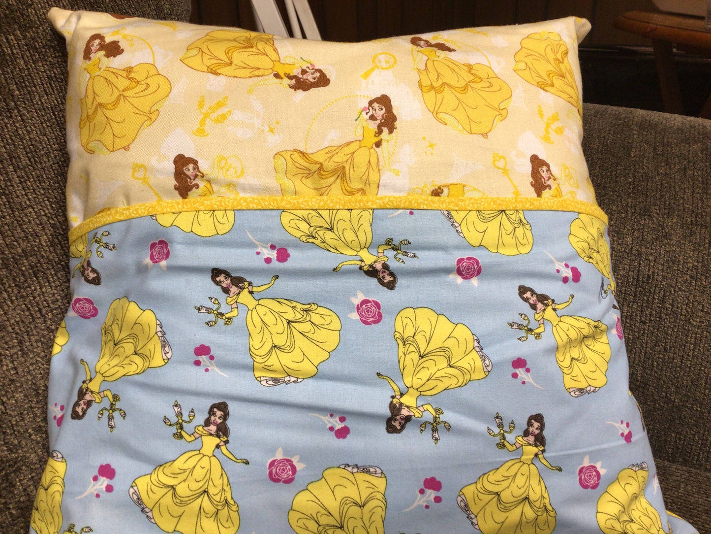 Reading Book Pillow with Pocket (Insert and book(ages6-9) Included)