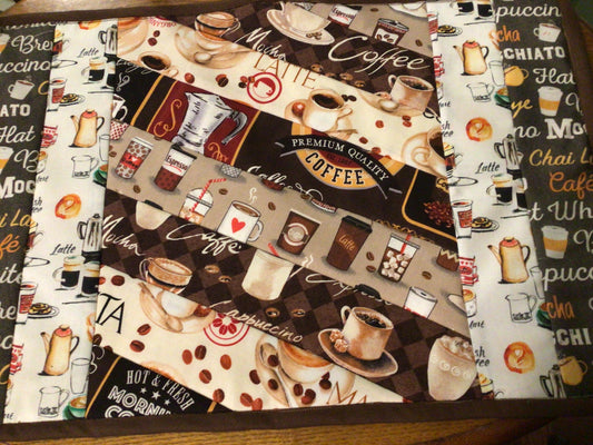 Quilted Placemats (4)- 12” x 18” each